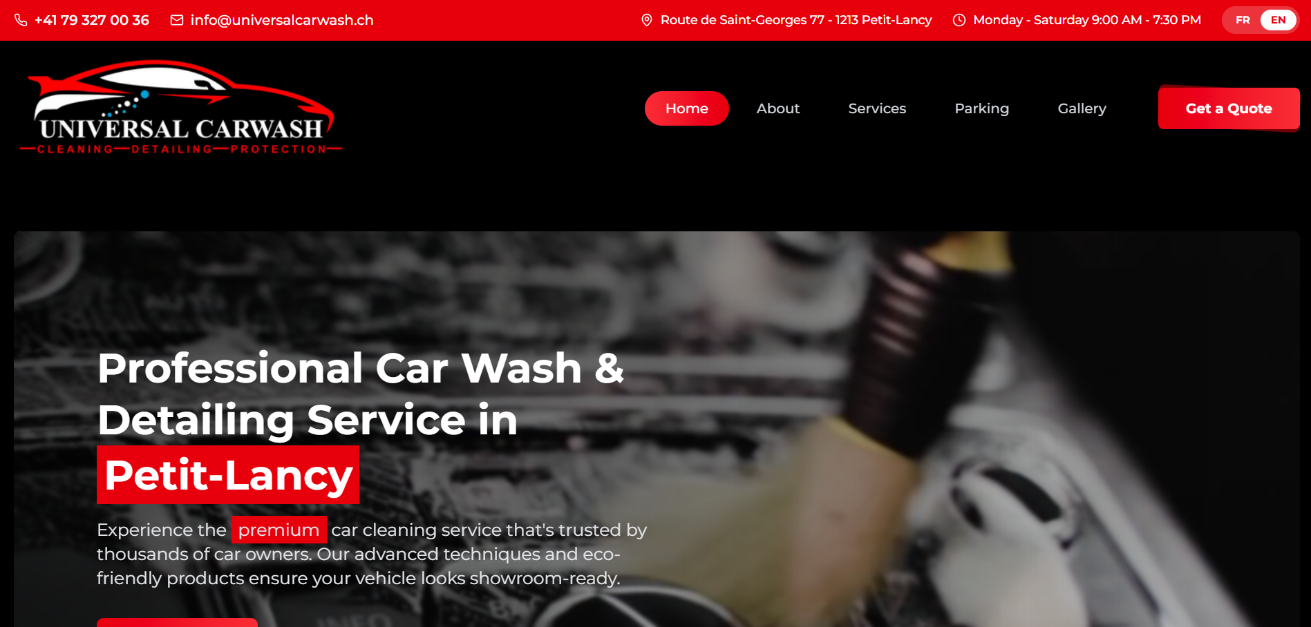 Universal Car Wash Switzerland